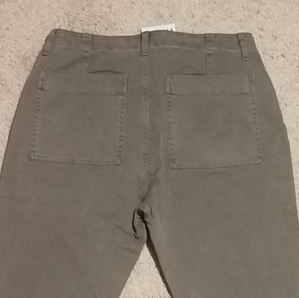 Pistola high rise green khaki ankle skinny pants major general size 28 - Picture 4 of 8